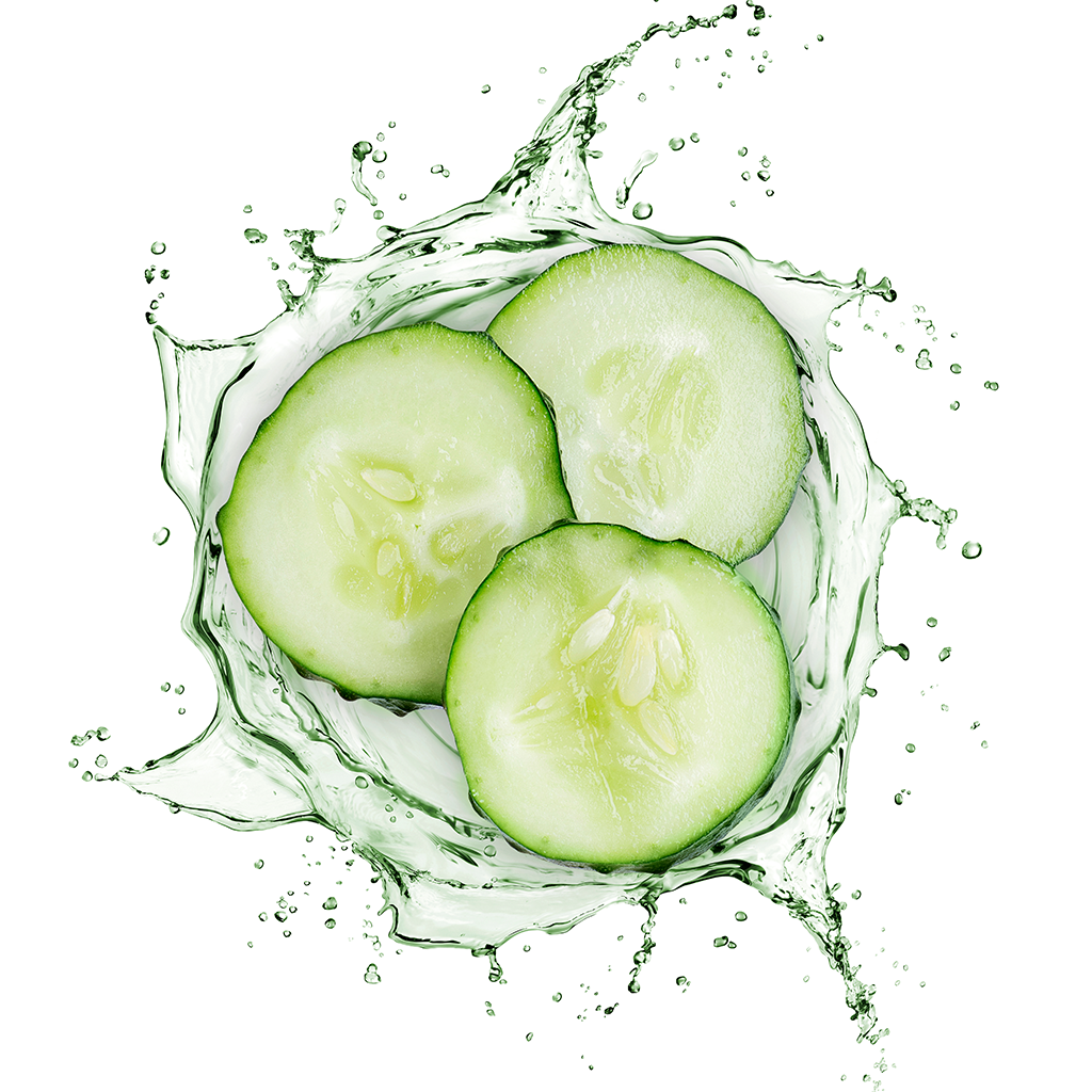 Cucumber detail / water droplets