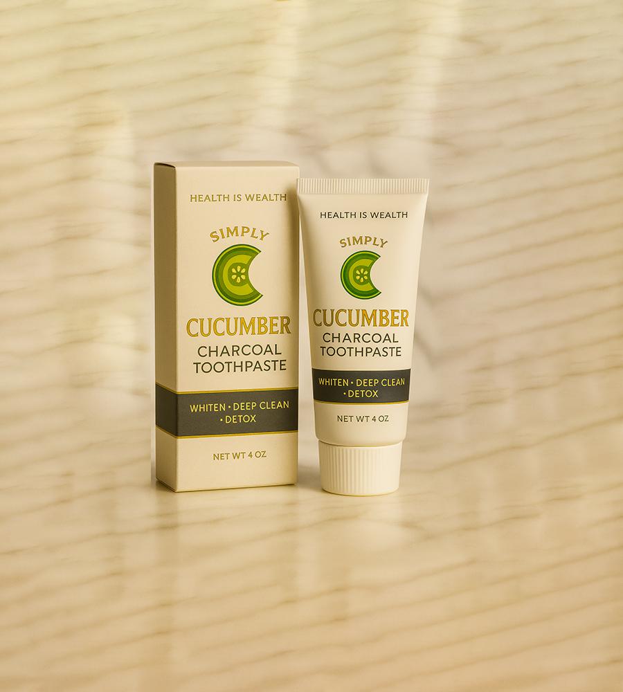 Simply Cucumber Charcoal Toothpaste